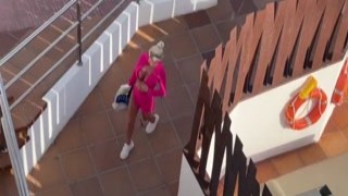 The dirty and smutty scene began as the horny hottie pulled her massive tits out of her top and started teasing them in front of the camera