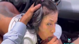 I pulled over to the side of the road, my heart racing as I spotted the hottest cop Id ever seen approaching my car