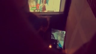 Fuck, yeah! That juicy little white bitch is about to get her tight pussy stretched by that big black cock! She looks so innocent and pure, but deep down shes a horny little slut who craves the biggest and blackest dicks she can find