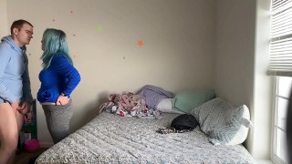Playful slut Hina Aisawa is embeded a missionary setting and embeded her mouth in a threesome fuck