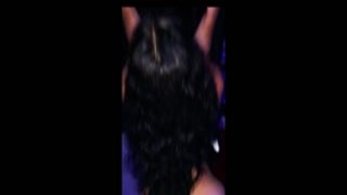 The clip was definitely NSFW, showing the blonde babe getting her pussy pounded with a thick cock from behind