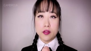 Kimmy Kalani - Wednesday Addams Sucks in College -ASMR