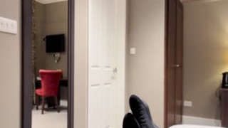 Sex_Associates - Stepmoms first-time double penetration in a toilet of a hotel shared room with her stepson