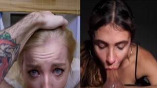 Throat Goat Battle (Red vs Blue) - Teen Ana Vs One Nympo