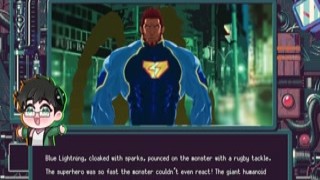 Superhero Cumdump Blue Lightning is at it again with his naughty antics! Hes been having some fun with the 12 Days of Yaoi, and now hes ready to give you more of what you want