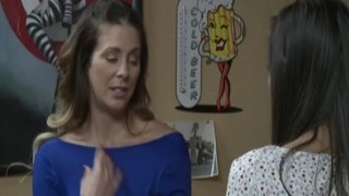 That lesbian milf makes her cum faster!