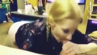 She was on her knees in front of me, her soft lips wrapped around my thick cock