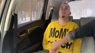 I was secured and strapped into the back of the vehicle, my hands above my head, and my legs spread wide