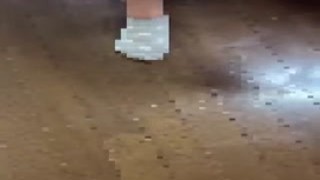 I caught an erotic gal who was running away from her debts, so I brought her to an empty house and had fun with her and my junior colleague to pay off her debts