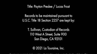 Payton Preslee, a busty tattooed brunette, was bored one day