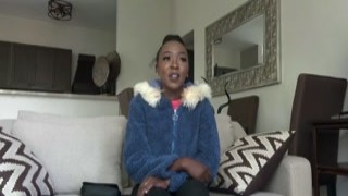 Petite Black African Hottie Struggles Taking Huge White Cock In Interracial Fuck!