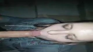 As she knelt on the threshold of the residential building, her lips eagerly devoured his thick shaft, taking it deep into her hungry mouth