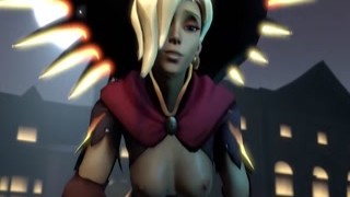 Overwatch Mercy Gets Pussy Pounded by a Big Massive Dick
