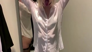 Filthy Jap porn slut screwed brutally in provocative MMF threesome activity