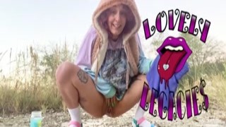 Jessica loved to stretch her ass outside on a sunny day, feeling the suns warm rays gently caressing her smooth skin