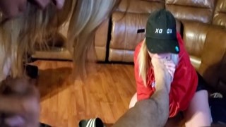 Simultaneous Cock And Foot Sucking (Anglepart 1)