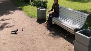 Yuiwoo - Invited Home and Fucked a Cute Student Girl Feeding Birds