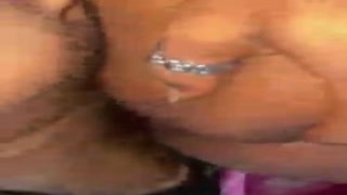 My stepmom got in the shower with me, soaping up her big tits as I lathered up my cock