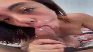 The young Latina bent over the kitchen table, her ass cheeks spread wide as she took the BBC cock deep in her tight little pussy
