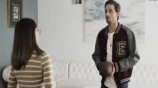 Teen nerd loses virginity in rough sex