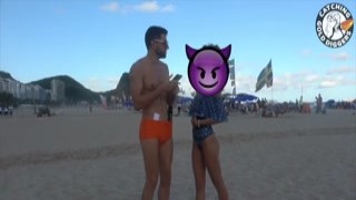 CatchingGoldDigger - Showing no Mercy to a Yummy Ass Skinny Brazilian Teen