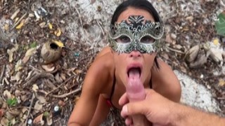 Miss Lexa Morning Walk outdoor Pov