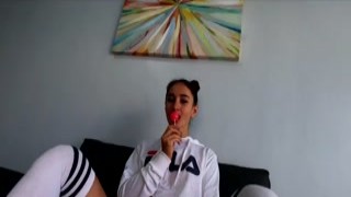 PassionBunny - Wet y schoolgirl cum from pop