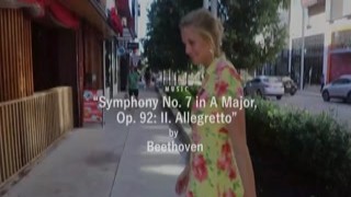 Zishy - blonde girl flashing