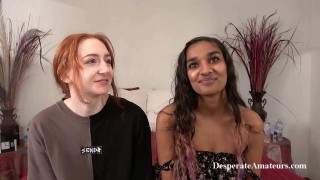 Worn-out looking blonde slut gets dual fucked in MMF