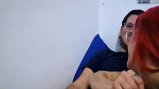 My friend, who was super horny after partying all night, came home and found his roommate sleeping on his bed