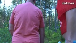 Two kinky men fuck both openings of mischievous teen Mira Sunset