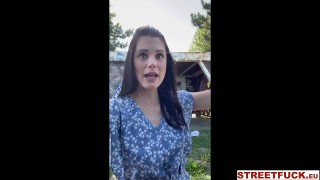 Tasty looking blonde jade Kiara Lord provides good BJ to her stud