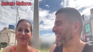 Antonio Mallorca - Argentinian Fitness Babe Gets Picked up - Michelle