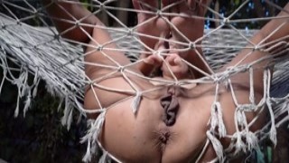 Dominika c slut on the hammock