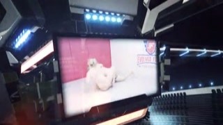 Melanie Monroe, a big-titted milf with a firm, round ass, stripped down to her black lace bra and matching panties