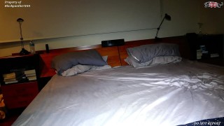 Weird camera guy fucked hot pussy of skinny red haired vagrant with vibrator