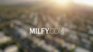 MILFY Busty Blonde MILF Abby Rose Squirts All Over Customers Cock