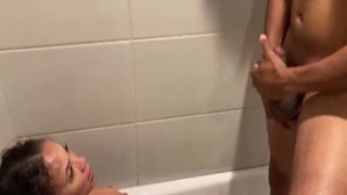 Carmelas clutch was clenched tightly around my BBC as I slammed her onto the bed