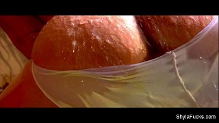 Torrid bitches are fucking hard in a hot FFM 3some porn movie getting limited pussies drilled deep