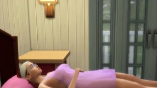 He was sweating and out of breath, but nothing could stop him from plunging his fat cock into his mothers tight pussy