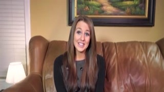 Autumn, the busty redheaded MILF with big tits, was lounging on the couch