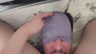 My Slut Stepsister - Stepsister loves to dominate me, comment on what is happening and cum on my face!