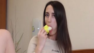 As the photographers hard cock shot cum all over my face, I knew I had to do something to make him cum again