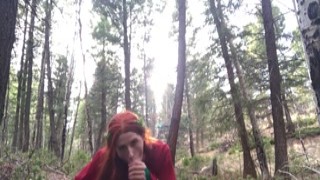 freckledRED - Poison Ivy Rides On Top Of You POV In The Woods