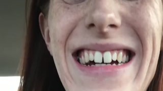 freckledRED - Squirting On A Huge Cucumber In A Parking Lot