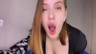 Honey Sasha - Sporty Girl With A Big Ass Masturbates. Shaking Orgasm Of Honey Sasha