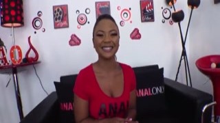 Avery Janes pussy was dripping wet as she knelt on all fours on the bed, her firm ass sticking up in the air