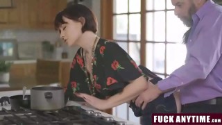 Tana Seas discovers stepbrother&#39;&#39; s flesh light and provides him a genuine blowjob