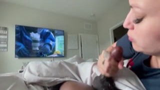 Shes a sexy mama who loves to watch Netflix with my head between her legs