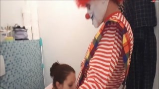 Brutal...!!! Fieser Horror Clown, benutzt mich als Anales Fickfleisch mit Fickschnitte-18